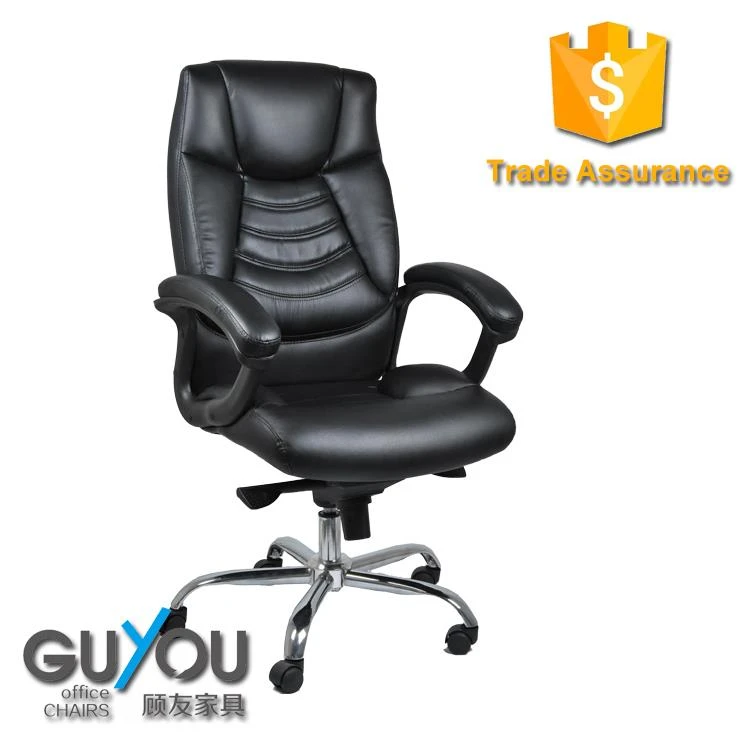 Partihandel stoppade läder Office Executive Swivel skrivbordsstol (FS-8806)