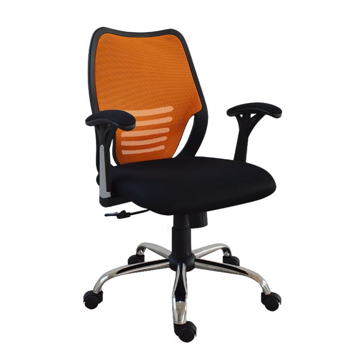 Y-1752 Ergonomically contoured back lift mesh armchair